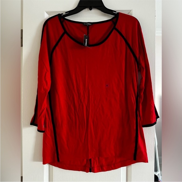 NWT 5 pack of express 3/4 length long sleeve shirts size medium - Picture 2 of 8